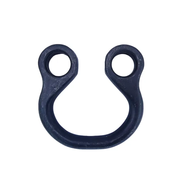 Freno Herradura para Escalada Alpinismo Rapel 8.5cm Negro Edelrid Frog
